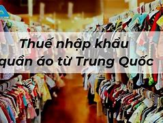 Nhập Khẩu Quần Áo Từ Trung Quốc