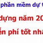 Phần Mềm Tính Dự Toán Xây Dựng Nhà Ở